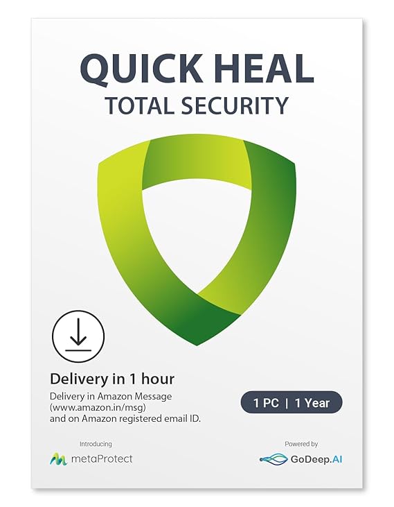 Quick Heal Total Security | 1 User | 1 Year | Digital License