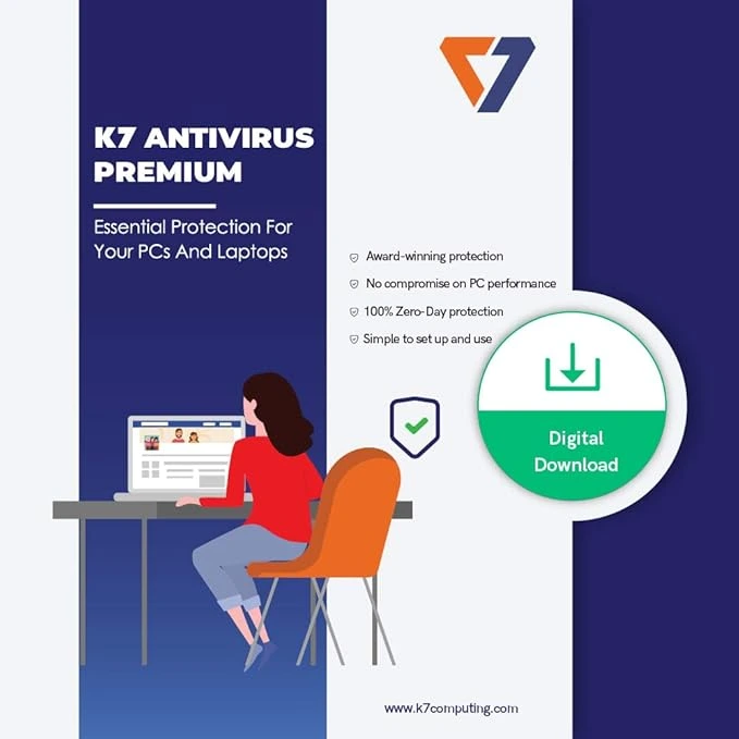 K7 Antivirus Premium 1 User 1 Year | Digital License