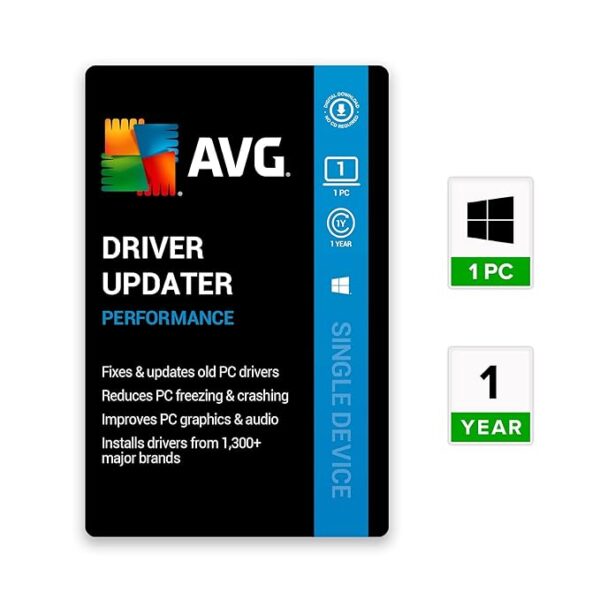 AVG Driver Update Windows 1 Device 1 Year
