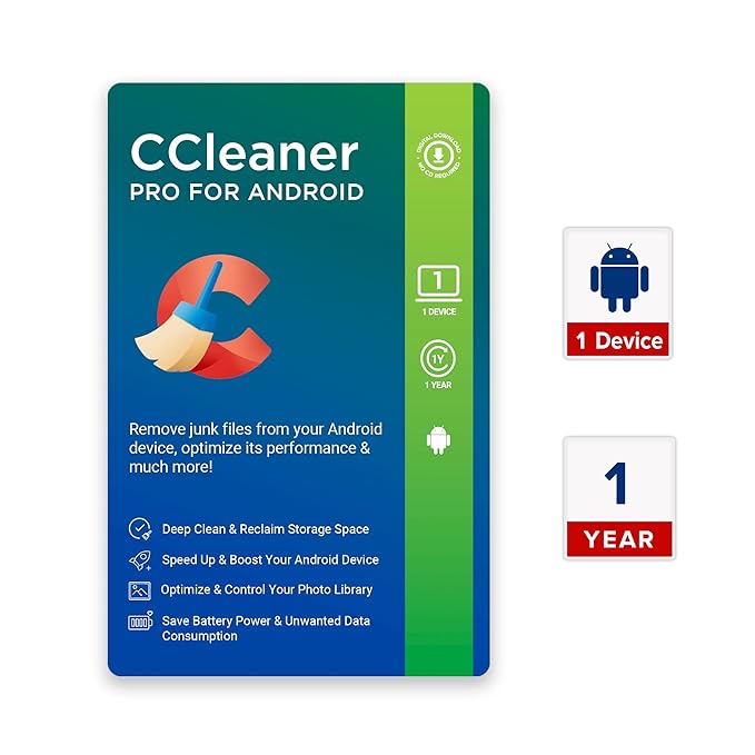 CCleaner Pro for Android  1 Device 1 Year