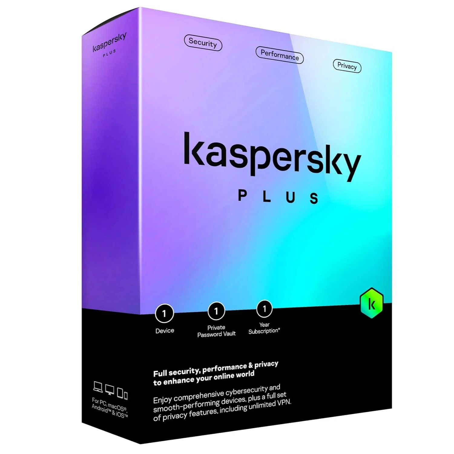 Kaspersky Plus 1 User 1 Year | Email Delivery