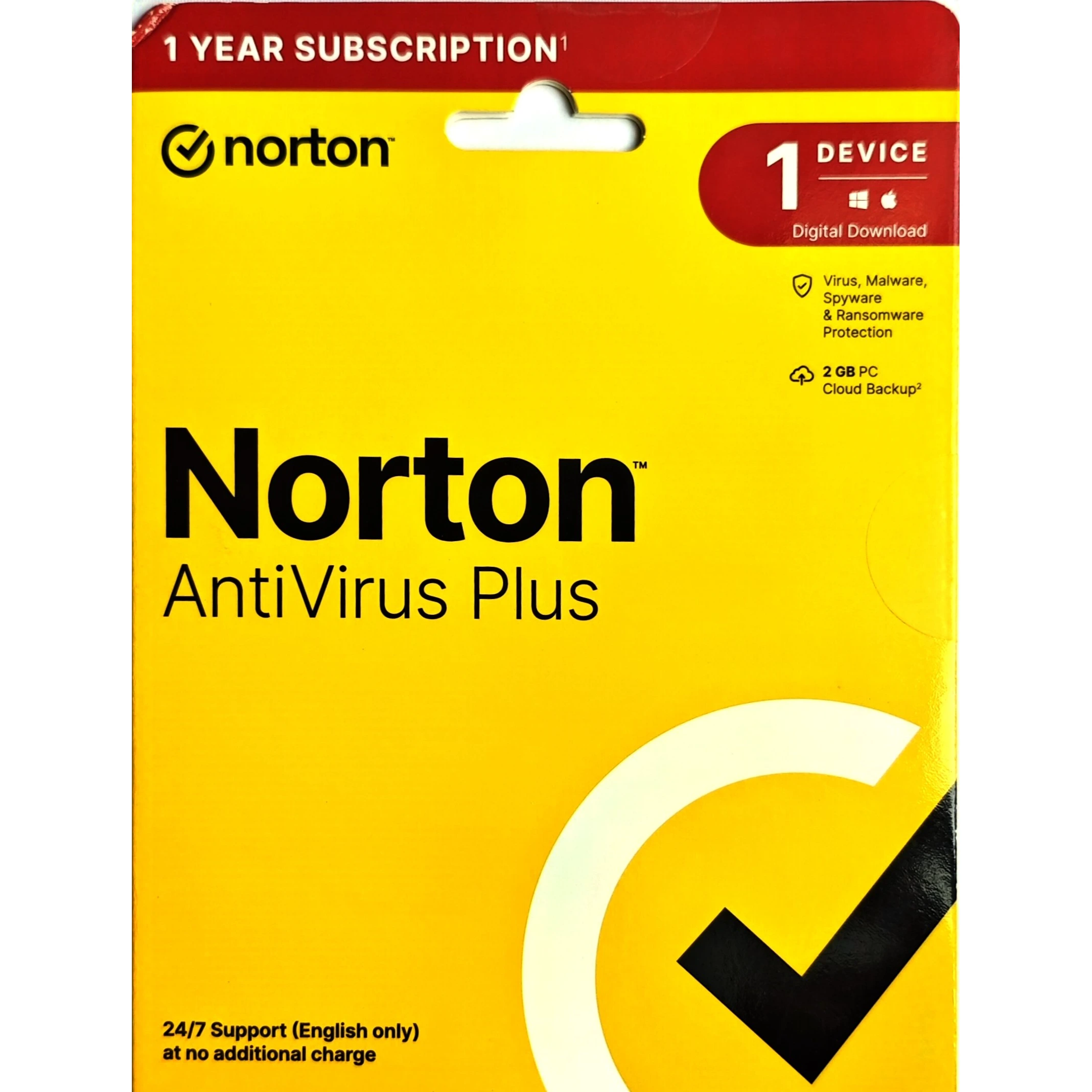 Norton Antivirus Plus 1 User, 1 Year (Authorized Partner) | Fast Email Delivery