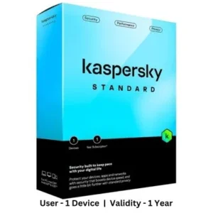 Kaspersky Standard 1 User, 1 Year | Windows, Mac, Android, iOS | Email Delivery