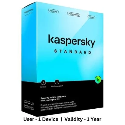 Kaspersky Standard 1 User, 1 Year | Windows, Mac, Android, iOS | Email Delivery