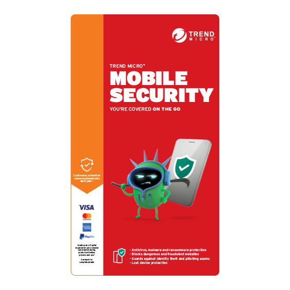 Trend Micro Mobile Security 1 Device 12 Months | Smartphones & Tablets