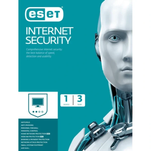 ESET Internet Security 1 PC 3 Years Latest Versions Instant Email Delivery